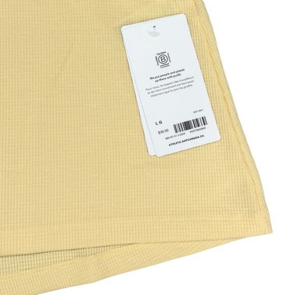 Athleta Wind Down Sleep Short In Lunaria Yellow Size Large - Picture 5 of 7